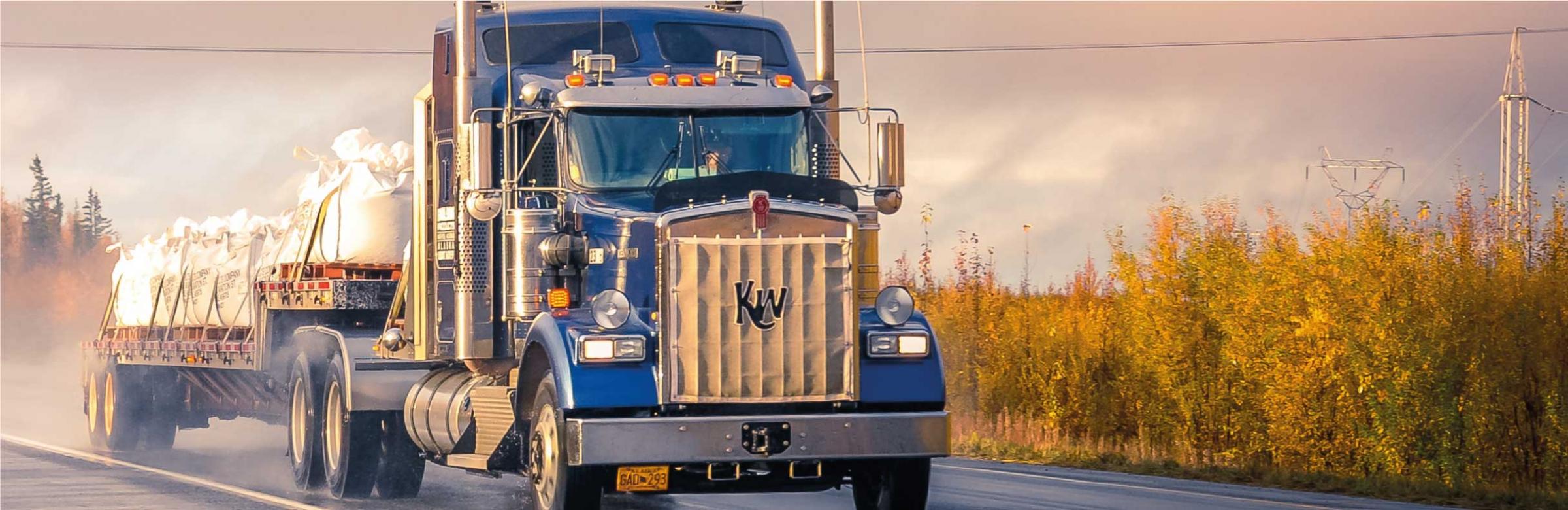 Un camion SPL sur la route